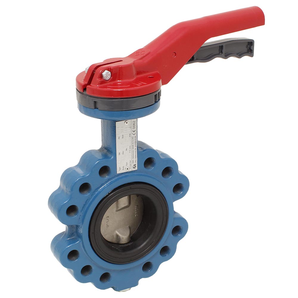 Absperrklappe LUG DN80, PN16, ANSI150lbs GGG/EPDM/Edelstahl, Baulänge EN558-20 Absperrklappe LUG DN80, PN16, ANSI150lbs GGG/EPDM/Edelstahl, Baulänge EN558-20