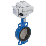 Absperrklappe-WA, DN40, mit Antrieb LE05 GGG-40/Edelstahl/EPDM, 230VAC, Laufzeit ca. 20sek.